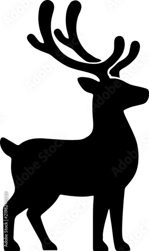 Reindeer Deer Christmas Silhouette