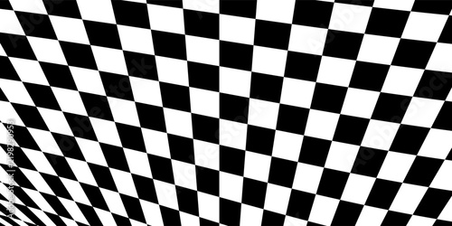 Black and white checkered pattern, Checkerboard seamless pattern