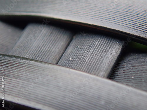 close up of a wooden roof