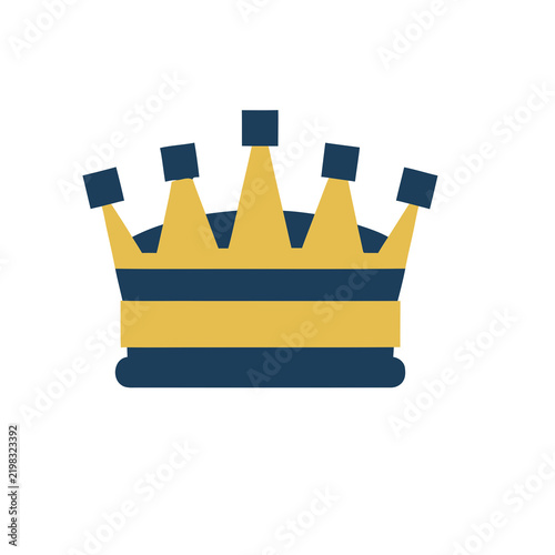 Quadro su tela Stylized Crown Icon