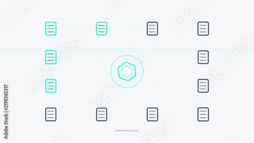 Smart Infrastructure Network Digital Mesh Concept