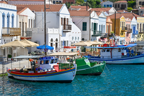 Fishermen's boats of Kastellorizo, Greece    