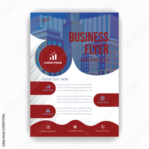 Modern creative Annual report book cover design templates