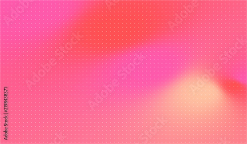 Soft warm peach and pink gradient mesh background with consistent white dot grid pattern for professional creative desktop wallpapers and web layouts.