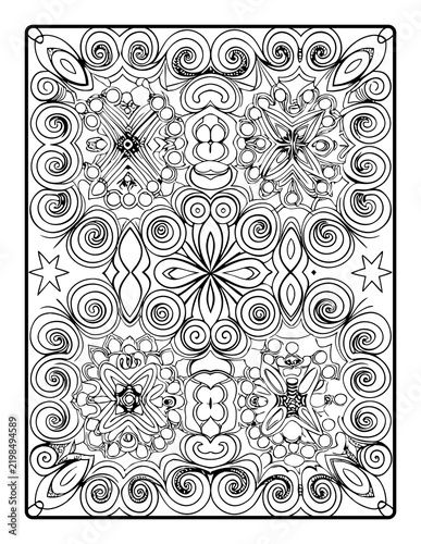 Zentangle Adults Coloring Pages