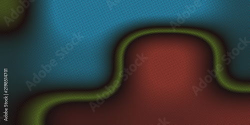 Modern abstract wallpaper with fluid blobs and halftone dot texture