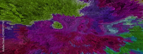 Foto Abstract textured background with vibrant purple and green hues resembling organ