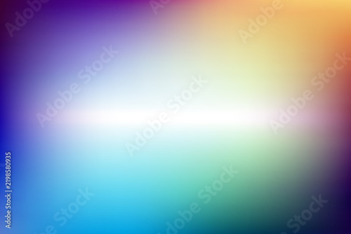 Vibrant rainbow gradient background with soft light leak, colorful abstract mesh texture, ethereal multicolored blur for digital design