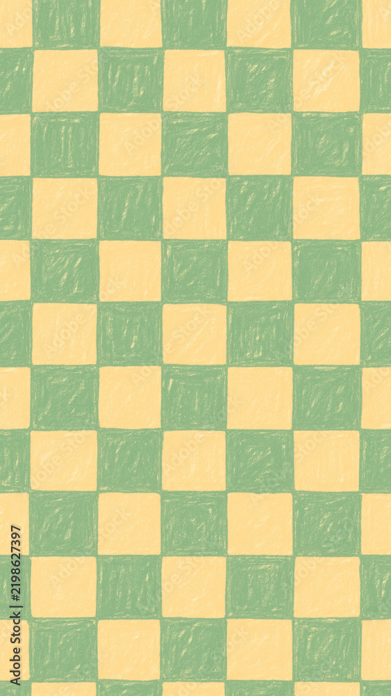 Obraz premium Retro checkered pastel pattern