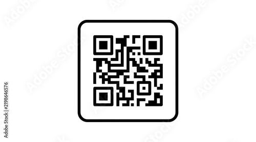 Fototapeta Qr code on smartphone screen