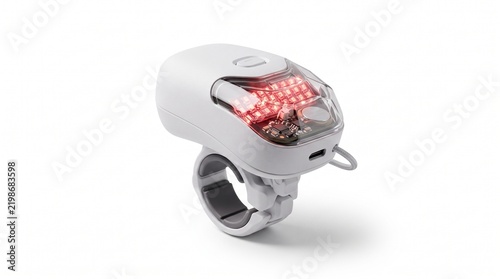 Smart Bicycle Helmet Rear Safety Light