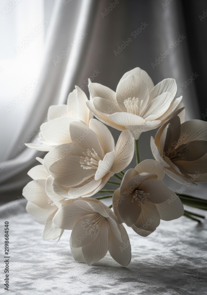 Fototapeta premium Delicate Clay Flower Petals Gigapixel 6x