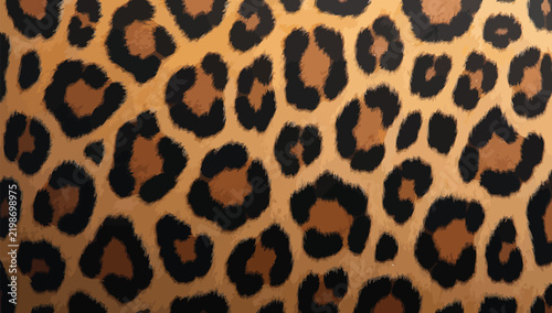 Photography Seamless pattern texture featuring a stylized brown and black leopard print