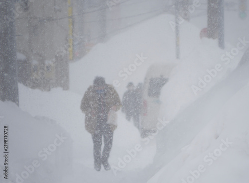 Foto 豪雪の道