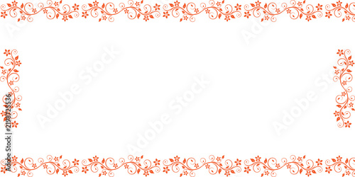 Boarder design with white background. 