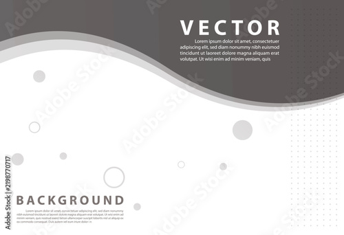 Gray background vector illustration lighting effect graphic for text and message board design infographic