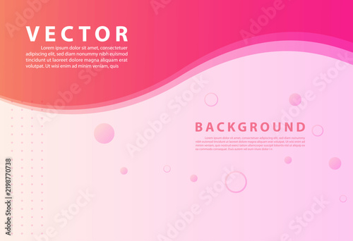 Pink background vector illustration lighting effect graphic for text and message board design infographic