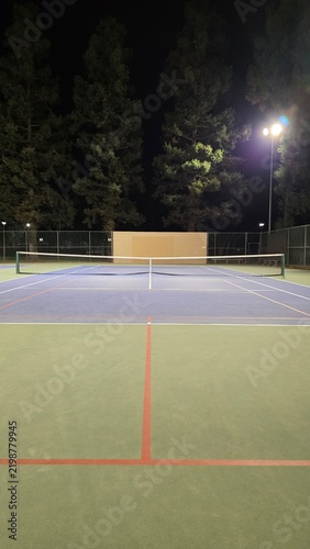 pickleball lines and tennis courts