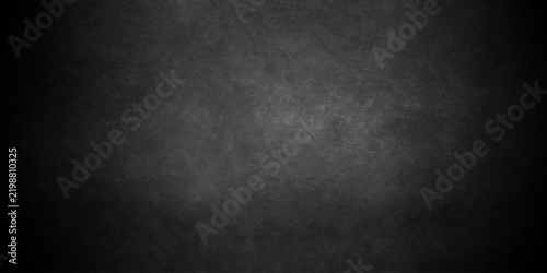 Black texture chalk board and black board background. stone concrete grunge backdrop background. dark rough aged blank grey black slate texture