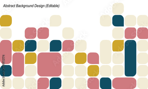 Abstract geometric pattern with layered shapes and gradient fill for modern digital interface design With Ediable Colours