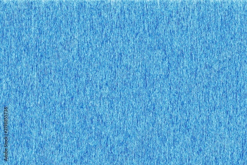 Bright blue textured paper surface with fine fibers for creative backgrounds during craft projects