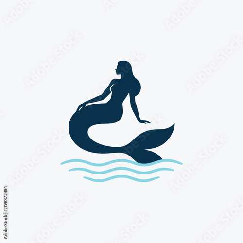 Fotografía Mermaid Design Logo