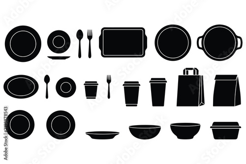 Cafe Serving Tools and Tableware Collection