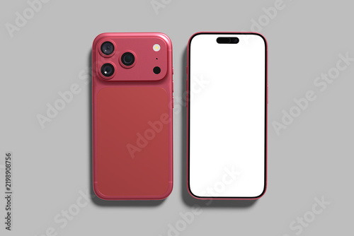 Phone Screen Blank Mockup