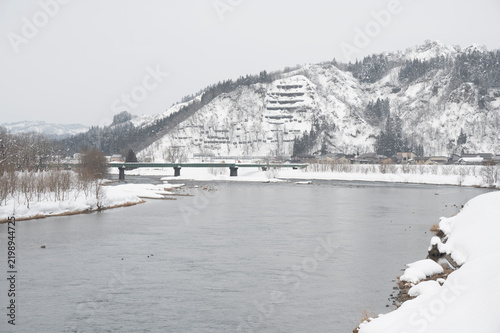 snow river