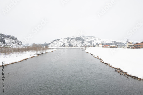 snow river