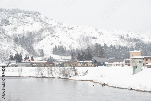snow river