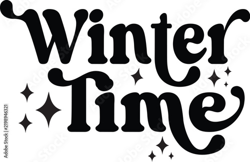 Winter Time Svg Design