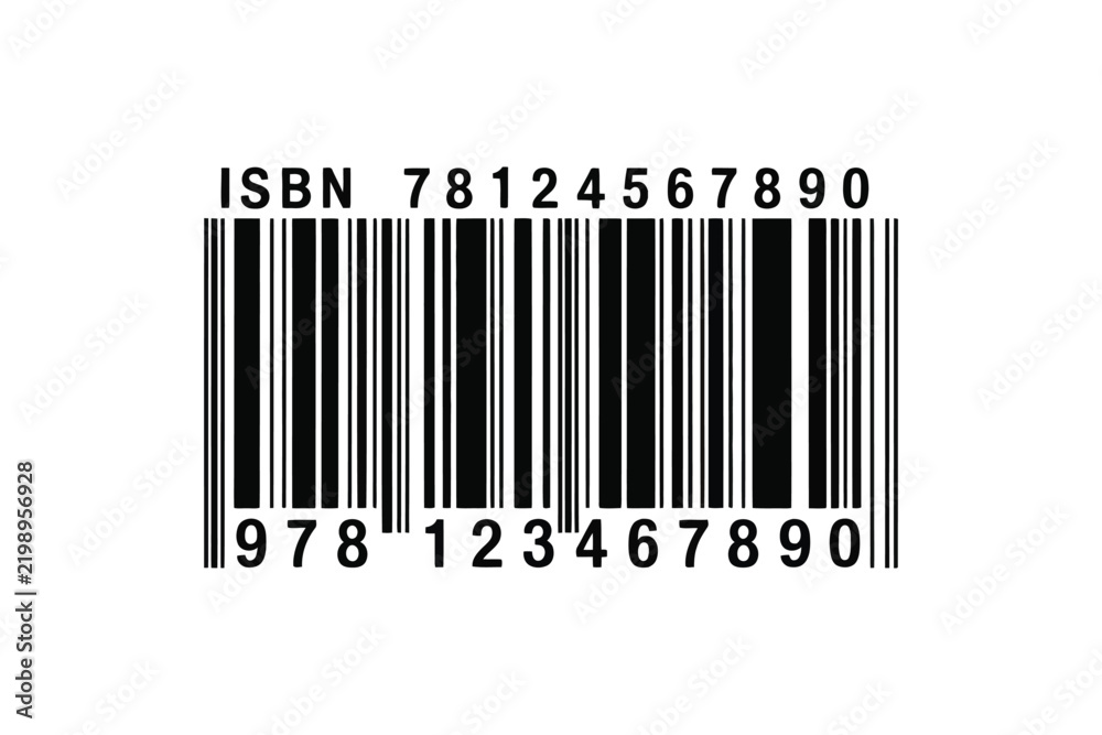 Obraz premium Vector ISBN barcode. Barcode vector illustration. EPS10