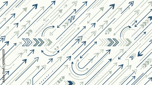 Upward Motion Arrows Pattern Abstract Background Representing Growth, Progress, and Forward Momentum for Business Concepts