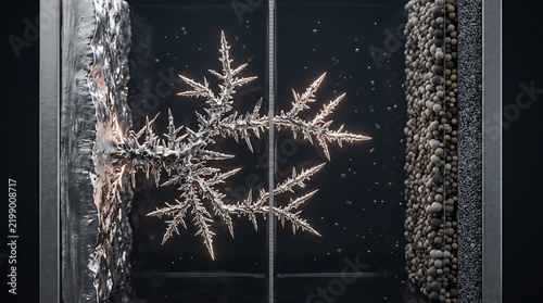 Microscopic Lithium Battery Dendrite Formation Scientific Visualization