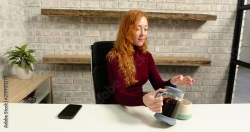 Lifestyle videos indoor of people doing activities at office, videos of people enjoying coffee break