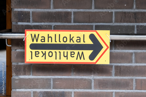 Foto Seit 8 Uhr haben die Wahllokale anlässlich der Wahl zum Berliner Abgeordnetenhaus geöffnet