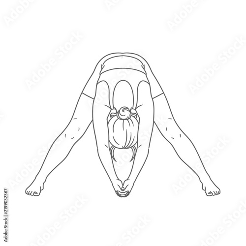 Person doing yoga downward dog pose