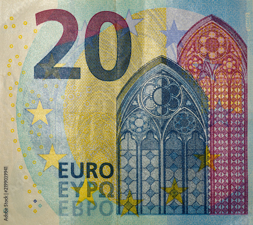 billet de 20 euro, PNG fond transparent