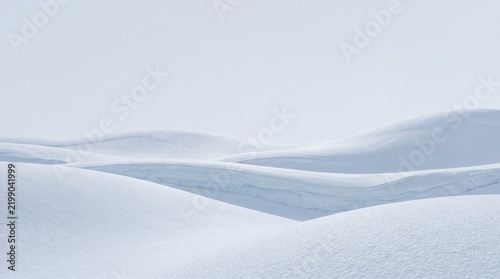 Minimal Snow Dunes with Soft Winter Curves and Clean Texture