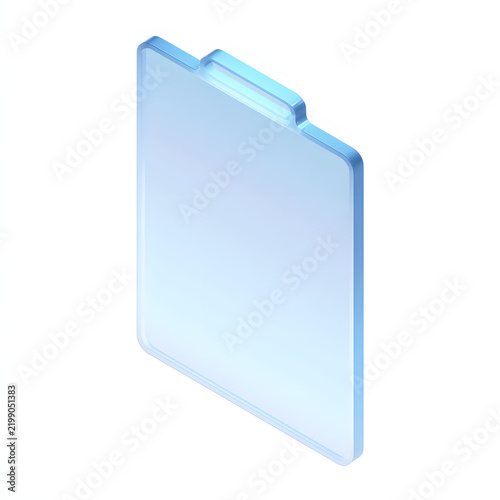 Fototapeta blue folder icon