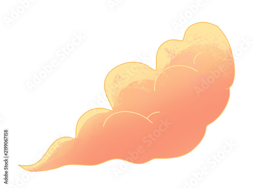 Illustration of traditional cloud