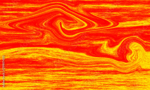 Abstract golden and red fire wave texture for hot temperature background.