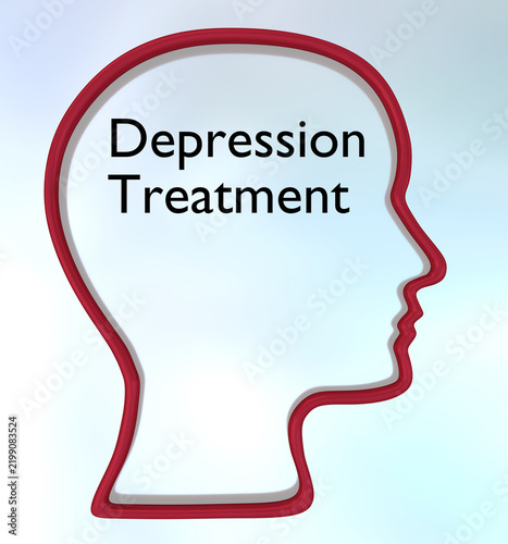 Depression Treatment concept