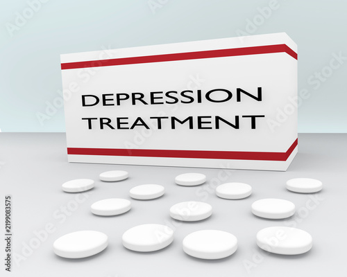 Depression Treatment concept