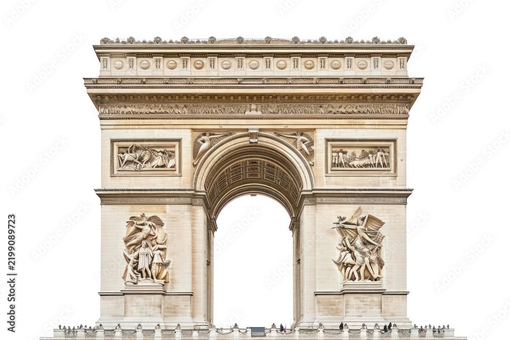 Obraz premium Arc de triomphe architecture creativity sculpture.