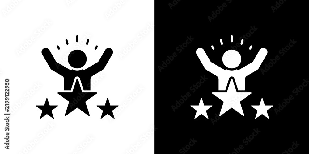 Fototapeta premium Leader Icon Sheet Multiple Style Collection Isolated Vector