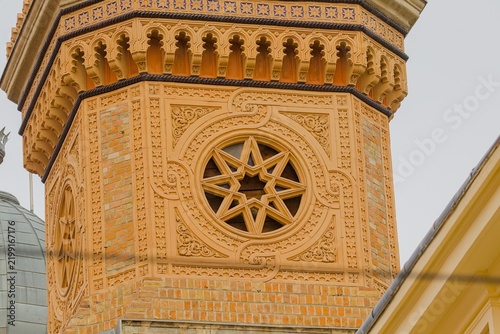 The Fabric Synagogue is located in Timisoara, Romania.
