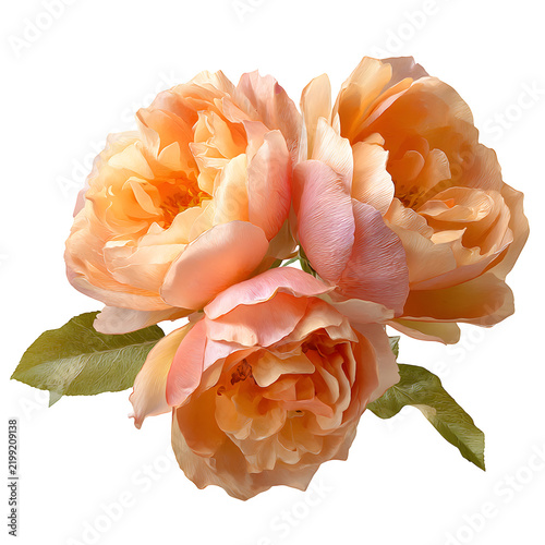 Luxury Pink Floral Collection PNG | Peach Rose, Hibiscus & Lily Flower Designs