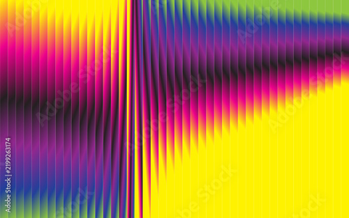 Abstract digital background featuring vibrant vertical color streaks and gradient transitions creating a dynamic visual effect with bright yellow purple and magenta color tones